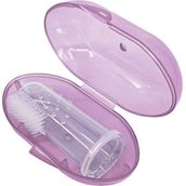 Pazariz Parmak Diş Kaşıyıcı Pembe Silikon - Renkli
