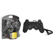 Pc Laptop USB Uyumlu Double Shock Gamepad Oyun Kolu Konsolu - Siyah