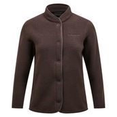 Peak Performance G78131180 W Fleece Snap Cardigan Kahverengi Kadın Outdoor Polar