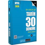 Pegem Yayınları 2026 KPSS Tüm Adaylar İçin Tarih Tamamı Çözümlü 30 Deneme