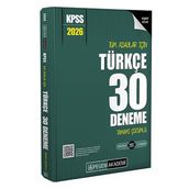Pegem Yayınları 2026 KPSS Tüm Adaylar İçin Türkçe Tamamı Çözümlü 30 Deneme