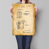 Pegziz pgzzNM1705 Dekoratif Sanatsal Arıcı Körüğü Patent Posteri 60x90cm.