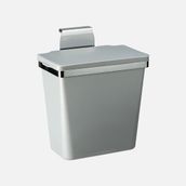 Pelikan Metal Askılı Plastik Metal Gri 11 lt Çöp Kovası