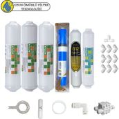 Pemax Water Solutions Purefer Kapalı Kasa Su Arıtma Cihazı Sertifikalı 6 lı Vontron Helixfil Yüksek Tds Mebran B12 Alkali