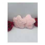 PEMBE PELUŞ YILDIZLI ÇITÇITLI SAÇ TOKASI 2'Lİ Pembe Tek Ebat
