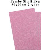 Pembe Simli Eva 50X70 Cm 2 Adet Simli Eva Sungeri Okul Kres Anasinifi Elisi Etkinlikleri