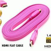 Pembe V1.4 3D 1.5 m Yassı HDMI Kablo