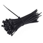 Pemsan 40 cm x 4,8 mm 20 Adet Siyah Plastik Cırt Kelepçe Kablo Bağı