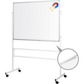 Penguen 100 Cm X 200 Cm Mobil Ayaklı Tek Yüzlü Manyetik Yazı Tahtası Beyaz (Brifing Tahtası)