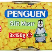 Penguen 150 gr Konserve Süt Mısır (3 adet)