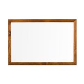Penguen Doğal Ahşap Çerçeve Duvara Monte Laminat 120 x 200 cm Beyaz Yazı Tahtası