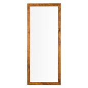 Penguen Doğal Ahşap Çerçeve Duvara Monte Laminat 45 x 110 cm Beyaz Yazı Tahtası