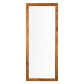 Penguen Doğal Ahşap Çerçeve Duvara Monte Laminat 50 x 110 cm Beyaz Yazı Tahtası