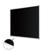 Penguen LYT004-S 60x90 cm Alüminyum Çerçeve Duvara Monte Kara Tahta