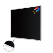 Penguen LYT200-S 30x45 cm Alüminyum Çerçeve Duvara Monte Manyetik Kara Tahta