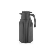 Penguen PNG-7004 1.5 lt Siyah Oluklu Cam Termos -