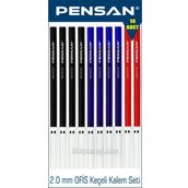 Pensan 3003 Ofis Tipi 10 Adet Keçeli Kalem Seti