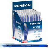 Pensan Büro 1 mm Mavi Tükenmez Kalem