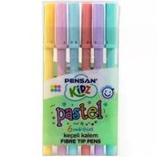 Pensan Kidz 6 Renk Pastel 24'lü Keçeli Kalem