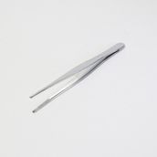 Penset 13 CM Düz-Küt Uçlu Paslanmaz Çelik