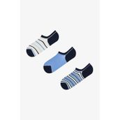 Penti Erkek Renkli Ocean Lines 3'lü Sneaker Çorabı