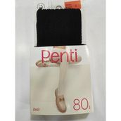Penti Knit Kadın Desenli 80 Denye Külotlu Çorap - Siyah