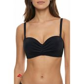 Penti Lotus Straplez Bikini Üstü, 85B, PLTHQXCT26IY-BK5, Siyah, Kadın