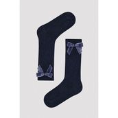 Penti Navy Ribbon Lacivert Kız Çocuk Pantolon Çorabı