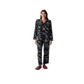 Penti Quinn Gömlek Pantolon Pijama Takımı, XS, PNCNT73724SK-BK3, Siyah, kadın