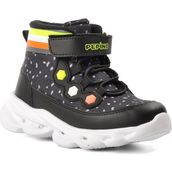 PEPİNO 1342-P Siyah Fosfor Sarı Kız Çocuk Sneaker Bot