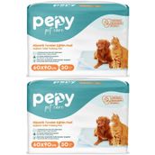 Pepy 60x90cm 2X30 Evcil Hayvan Tuvalet Eğitim Pedi