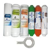 Pera Water Açık Kasa Su Arıtma Cihazlarına Uygun Mebransız 6'lı Alkali Mineral Filtre Seti ve Açma Anahtarı