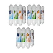 Pera Water Tüm Kapalı Kasa Su Arıtma Cihazlarına Uygun 3 Takım 4'lü Filtre Seti