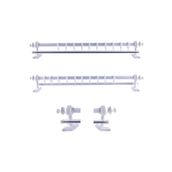 Perdejim Cafe Baskılı Kırmızı Siyah Cappucino 100x270 cm Zebra Perde