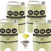 Pereja 4 Adet 5 Lt 80 Derece Limon Kolonyası 2 Adet Dolum Hunisi Hediye