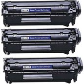 Perfection HP 1020-1022 12A Q2612A 3 Adet Siyah Muadil Lazer Toner