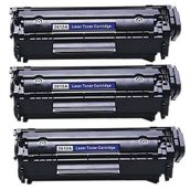 Perfection HP 12A Q2612A 6000 Sayfa 3 Adet Siyah Muadil Lazer Toner