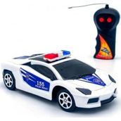PeriYedi Polis Arabası Çift Fonksiyon Pars Uzaktan Kumandalı Polis Arabası 17x8 cm 27mhz 1:24 Ölçü Kumandalı