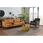 Perla Sofa Madrid Koltuk Takımı Bora Hardal Yeşil