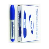 Permanent Marker 10 Adet Mavi Keçeli Koli Kalemi