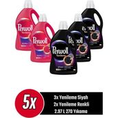 Perwoll 3x2,97 lt Renkli + 2x2,97 lt Siyah Sıvı Çamaşır Deterjanı