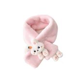 Petityu Pembe Tavsanli Yumusak Cocuk Kislik Atki Çocuk Atkı 0-8 Yas