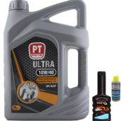 Petro Time 10W-40 4 lt Motor Yağı + 150 ml Mazot Yakıt Katkısı + 80 ml Cam Suyu Konsantresi