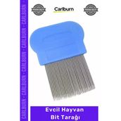 #Petshop Profesyonel Tasarım Metal Dişli Saç Derisi Dostu Kaymaz Saplı Hijyenik Sağlıklı Bit Tarağı