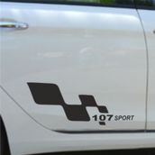 Peugeot 107 Yan Sport Oto Sticker