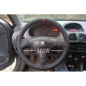 Peugeot 206 Spor Kaplama Deri Direksiyon Kılıfı