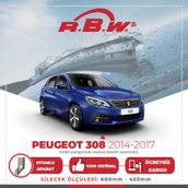 Peugeot 308 RBW 2014-2017 Muz Silecek Takımı