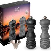 Peugeot Paris Grafit Işık u'Select Tuz ve Karabiber Değirmeni Seti, 18cm/7in. Tuz ve karabiber poşeti ve paslanmaz çelik huni içerir
