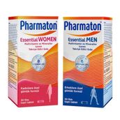 Pharmaton Essential Men 30 Tablet + Essential Women 30 Tablet