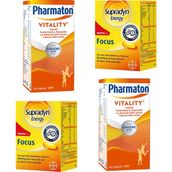 Pharmaton Vitality 30 Kapsül ve Supradyn Energy Focus 30 Tablet Seti x 2 Adet